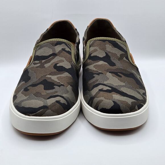 OluKai Men\'s 11 Lae\'ahi Pa\'i Green Camo Slip-On Casual Comfort Sneaker Shoe main image 5